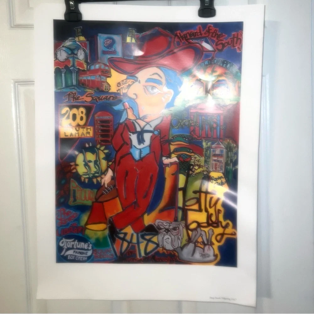 Vibrant‎ Urban Art Print